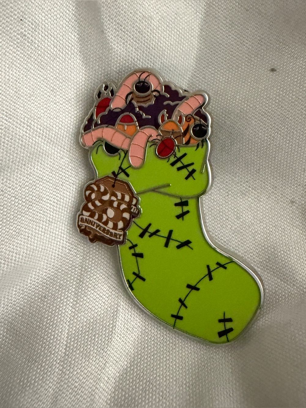 Disney | NWOT Oogie Boogie Stocking Pin